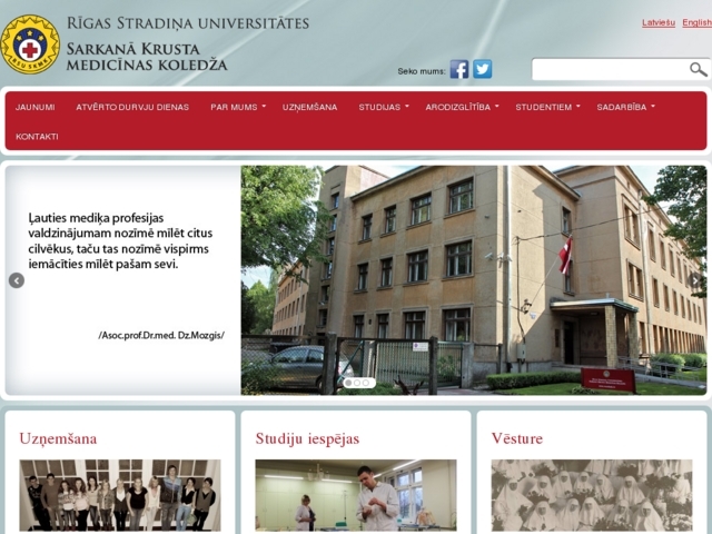 RSU Sarkanā Krusta medicīnas koledža, 
